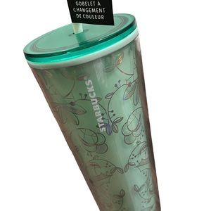 NWT Starbucks color change tumbler 24oz venti siren logo Starbucks